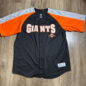 Kids Giants Black and Orange Shirt